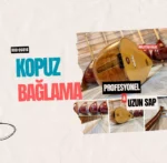 Kopuz Bağlama Maun Kısa Sap