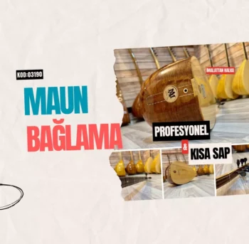 Profesyonel Maun Bağlama Kısa Sap