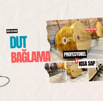 Profesyonel Dut Bağlama Kısa Sap