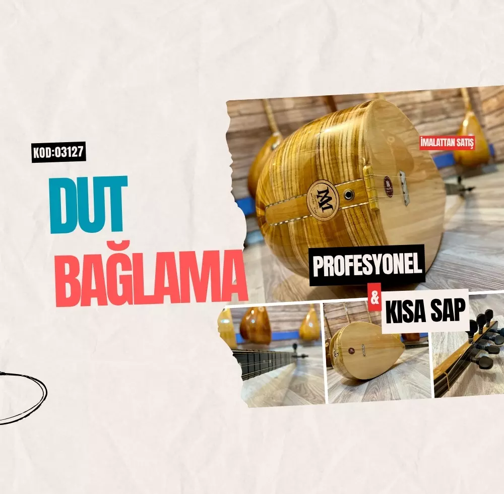 Profesyonel Dut Bağlama Kısa Sap Profesyonel Dut Bağlama Kısa Sap
