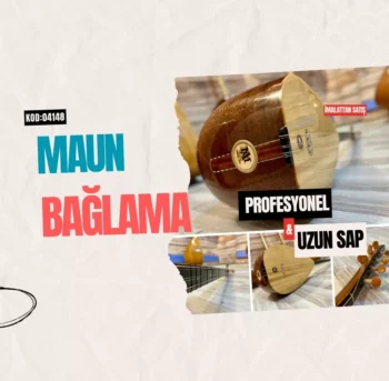 Profesyonel Maun Bağlama Uzun Sap 