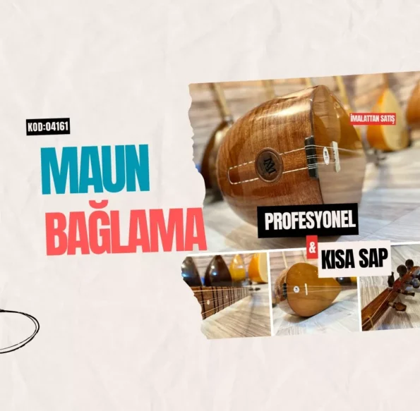 Maun Kısa Sap Bağlama