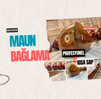 Profesyonel Maun Bağlama Kısa Sap