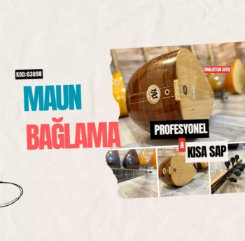 Profesyonel Maun Bağlama Kısa Sap