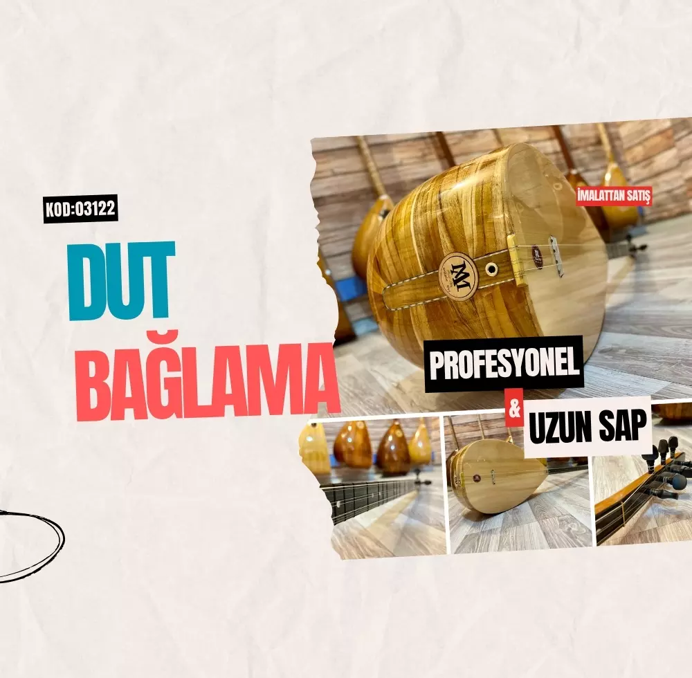 Profesyonel Uzun Sap Dut Bağlama Profesyonel Uzun Sap Dut Bağlama