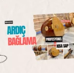 Profesyonel Ardıç Bağlama Kısa Sap