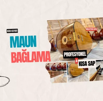 Profesyonel Maun Bağlama Kısa Sap