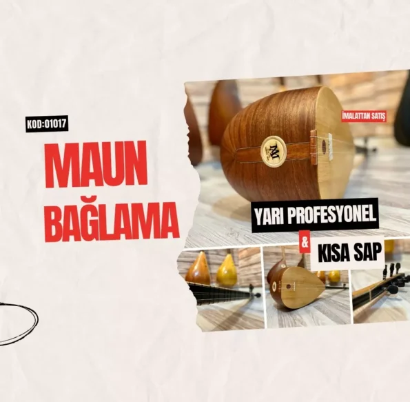 Maun Bağlama Kısa Sap