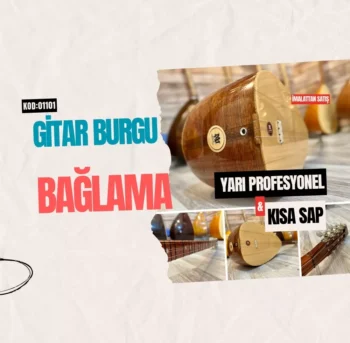 Gitar Burgulu Maun Bağlama