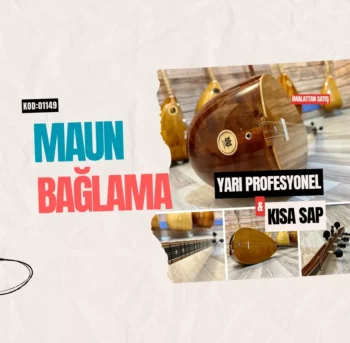 Maun Bağlama Kısa Sap