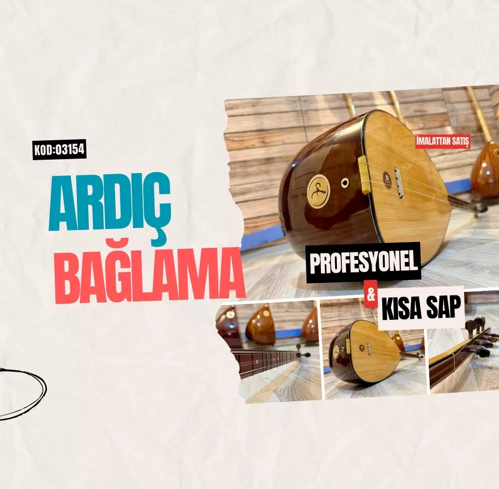 Ardıç Bağlama Kısa Sap Ardıç Bağlama Kısa Sap