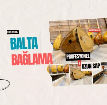 Oyma Dut Balta Bağlama