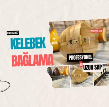 Uzun Sap Kelebek Bağlama