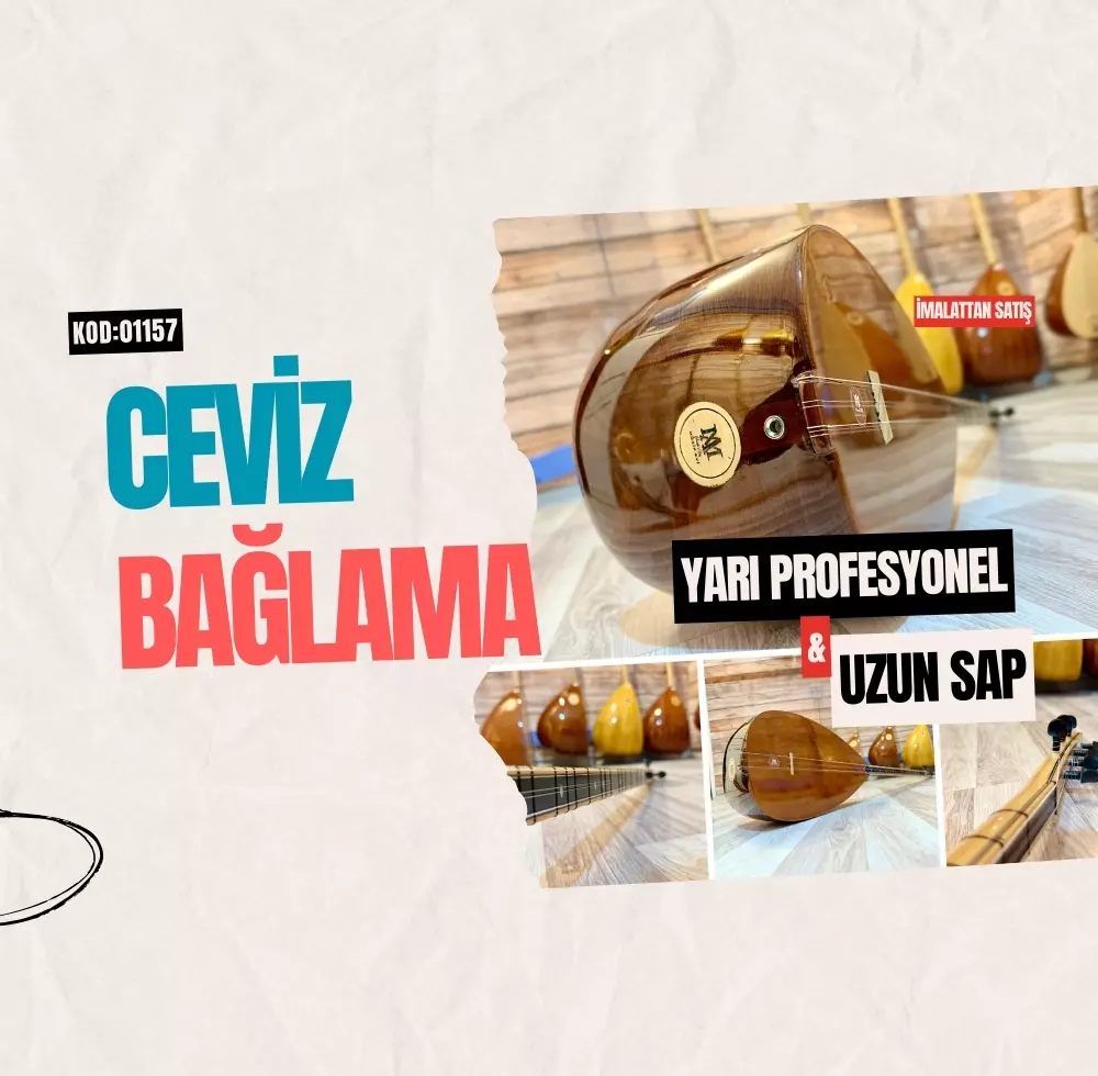 Uzun Sap Ceviz Bağlama Uzun Sap Ceviz Bağlama