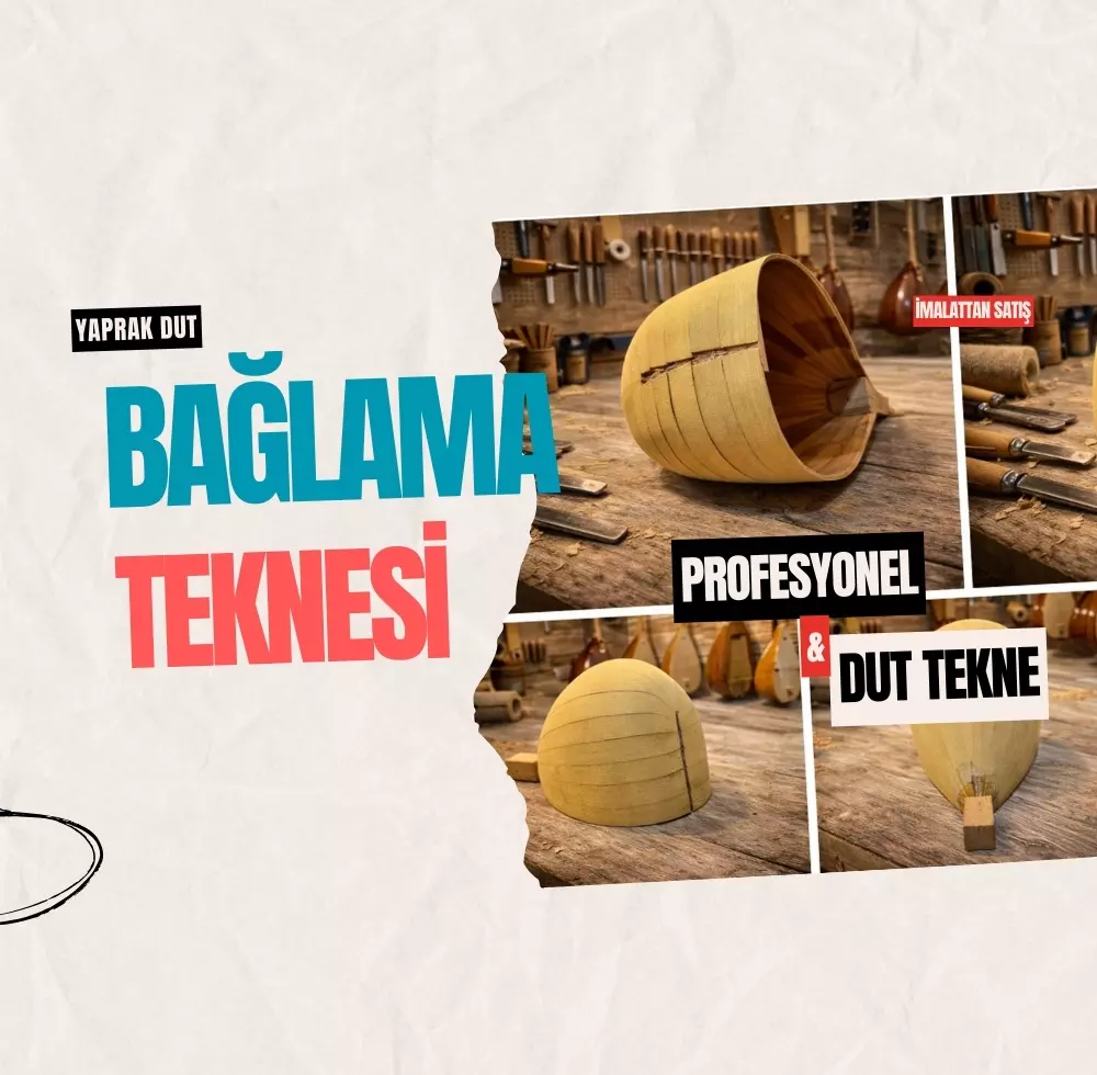 Yaprak Dut Bağlama Teknesi Yaprak Dut Bağlama Teknesi